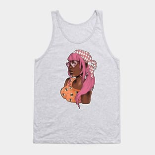 Girl with bees Tank Top